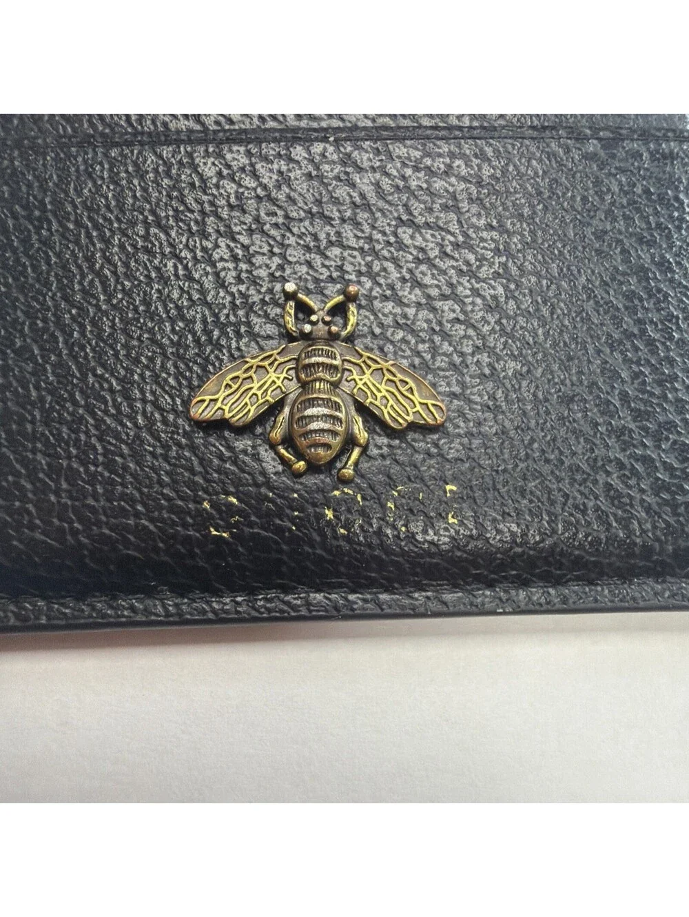 Gucci black leather